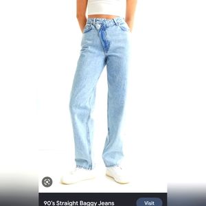 H&M crossover 90's jeans